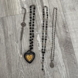 Three necklaces and one bracelet